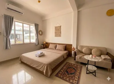 발코니가 있는 패밀리룸 — The Gà Homes - Quận 3